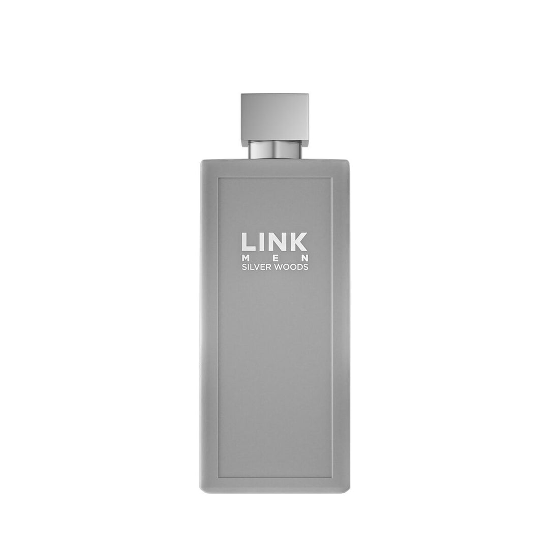 Link Men Silver Wood
